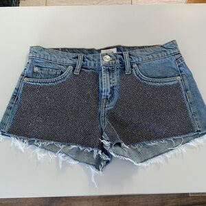 Hudson Kenzie Studded Cutoff Denim Shorts - Never Worn